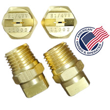 Carpet Cleaning Wand Replacement Brass 1/4" V-Jets 11002 Vee Jets 4 count 