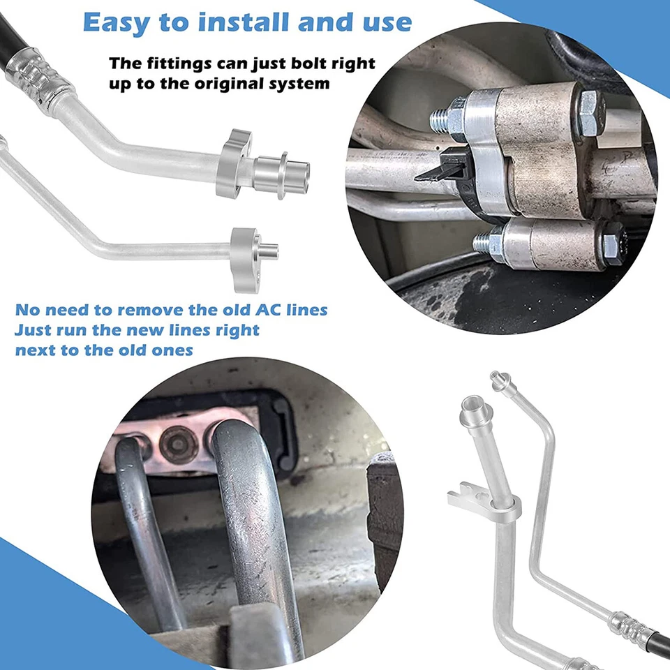 C68100 Rear/Aux AC Lines for 2012-2019 Dodge Caravan & Chrysler Town and Country — 第 3/4 张图片