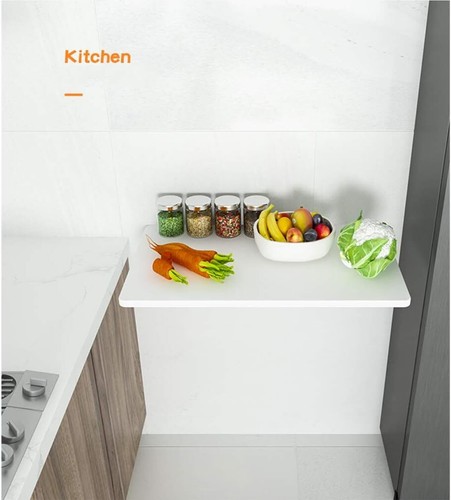 Mesa plegable de 60x40 cm mesa plegable de pared mesa de balcón mesa de cocina mesa de pared mesa colgante - Imagen 8 de 16