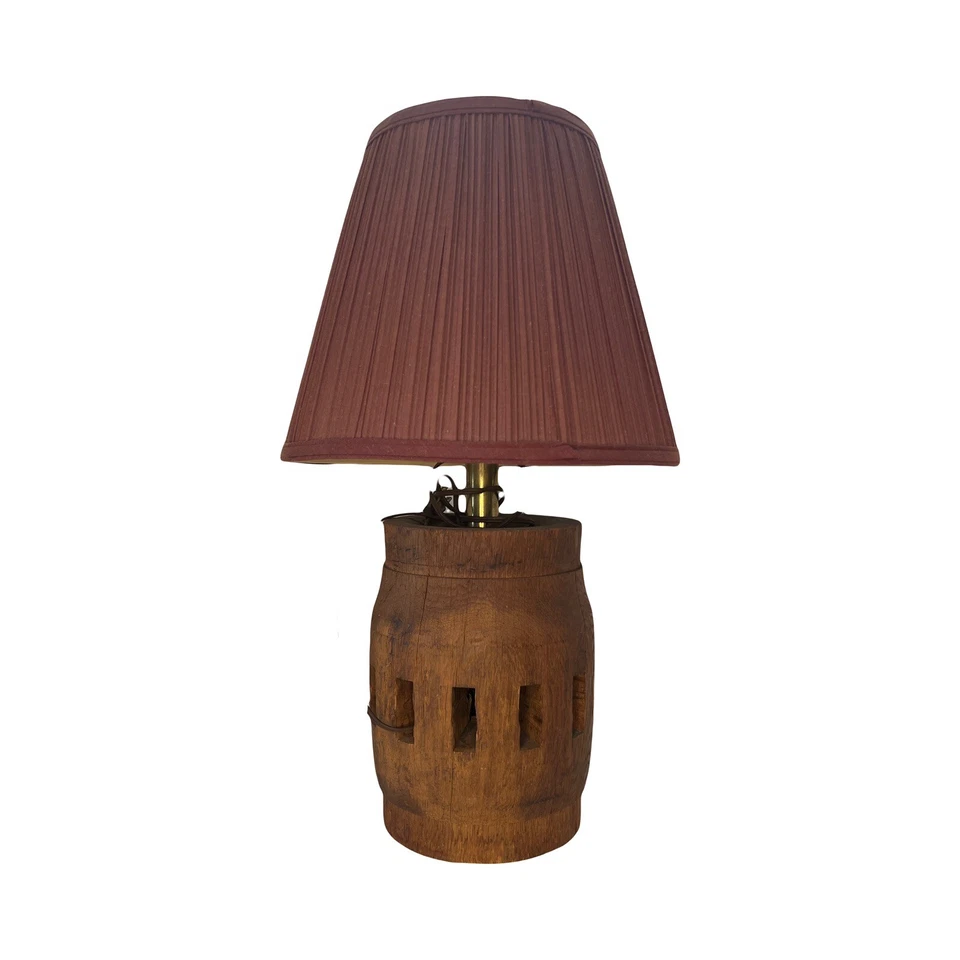 Rustic Cabin Wagon Wheel Hub Table Lamp 24"H - Image 2 of 4
