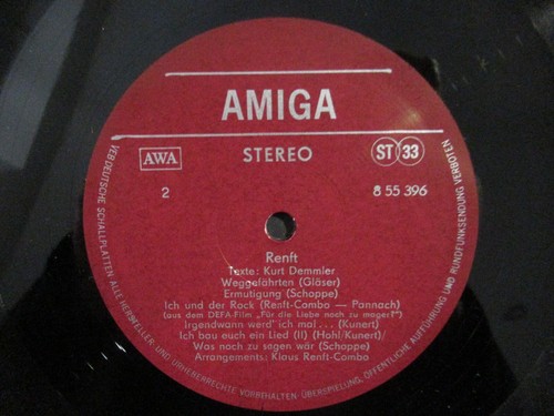 RENFT same - 2nd Album / LP DDR 1974 AMIGA 855396 - Bild 3 von 4