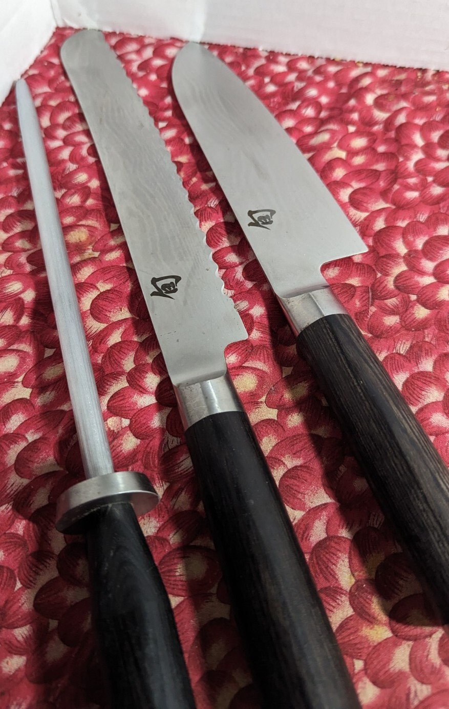 Shun Classic 3pc Kitchen Knife Set eBay