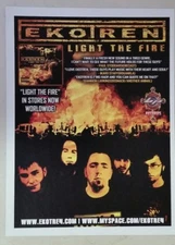 EKOTREN "Light the Fire" ~ Magazine Page PRINT AD 2008