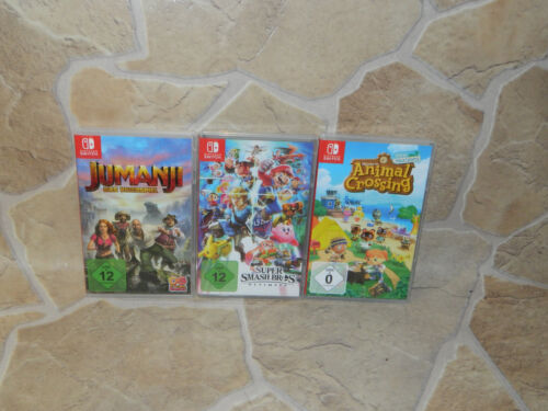 Jumanji + Animal Crossing: New Hroizons + Super Smash Bros. Interrupteur Ultimate Nintendo - Photo 1/1