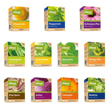 Planet Organic Herbal Teas 25 teabags tea bags 48 flavours to choose from