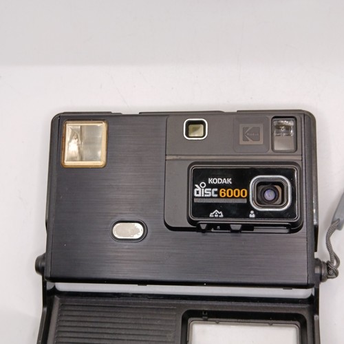 Vintage Kodak Disc 6000 Kamera schwarz mit Trageriemen funktioniert aber kein Film getestet - Bild 3 von 9