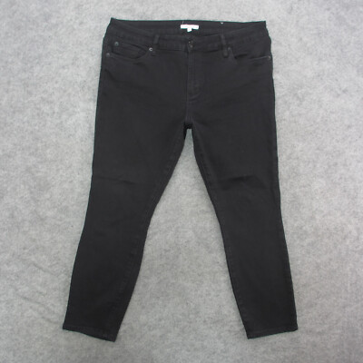 STS Blue Jeans Women's 32p Black Dark Wash Skinny Jeans