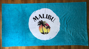 MALIBU Rum Beach Towel / Promotion - Brand New!