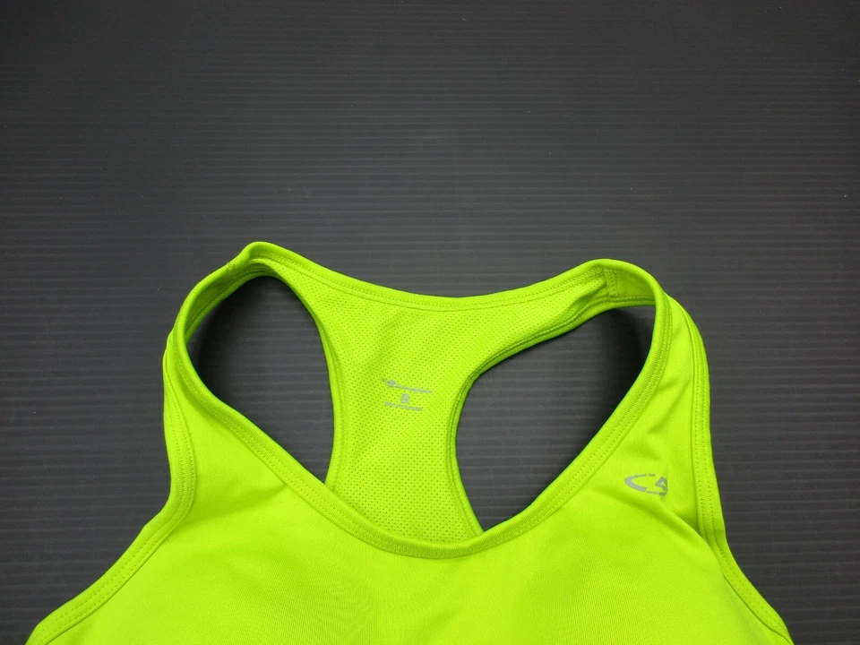 Женский тренировочный спортивный бюстгальтер Champion размер S желтый без проволоки 1E - Изображение 2 из 4