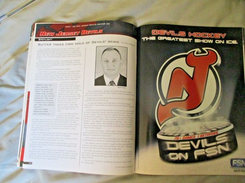 2007 NEW JERSEY DEVILS PROGRAM BRENT SUTTER OPENING NIGHT! OTTAWA SENATORS - Picture 12 of 12