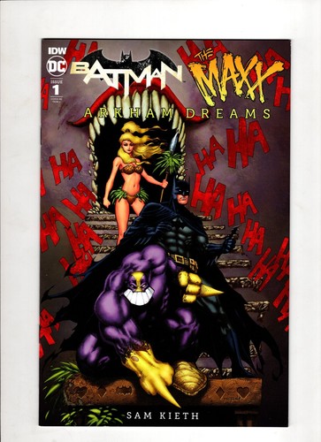 Batman / The Maxx: Arkham Dreams #1 ~ Jason Metcalf Variant / Sam Kieth @2018