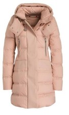 Peuterey Giffard Down Quilted Hooded Parka Puffer Coat Pink Size Xs Uk 6 Ita 38