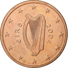 [#1221389] Ireland, 5 Euro Cent, 2004, Dublin, Copper Plated Steel, MS(63)