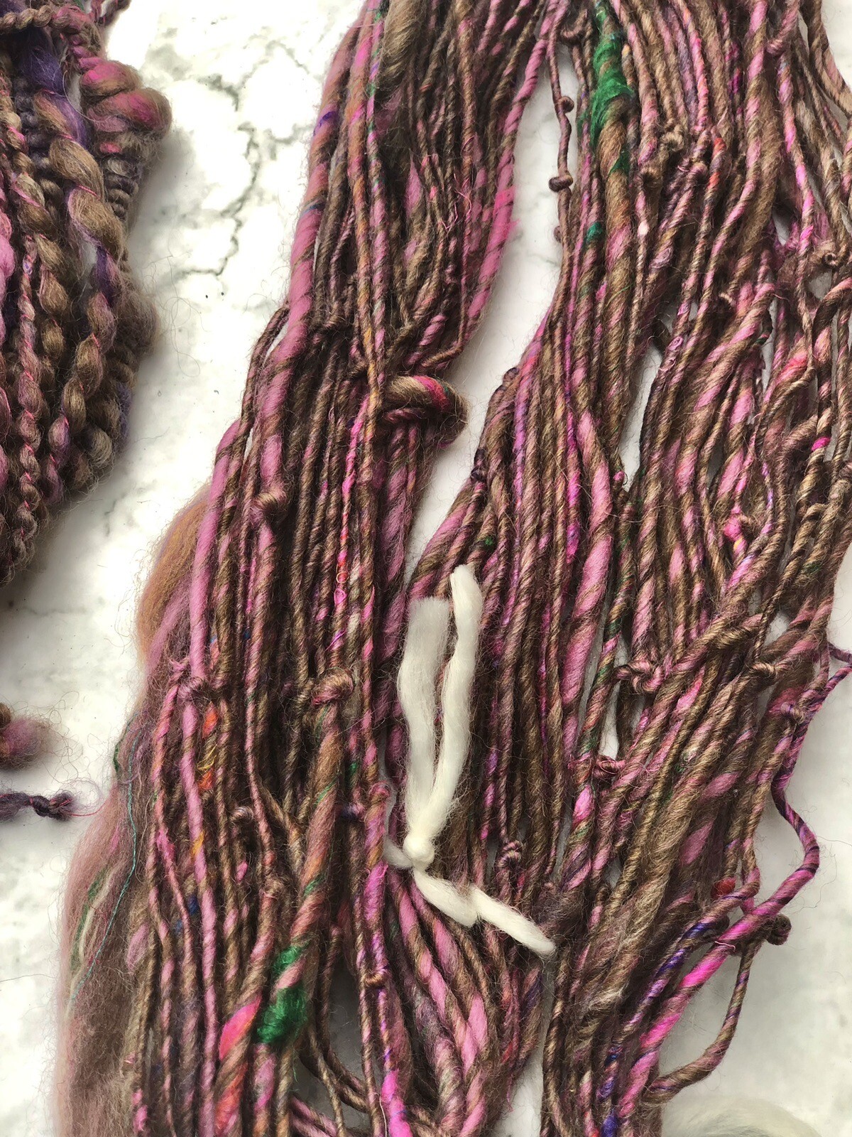 Brushed Kid Rowan Drops Alpaca Silk Yarn Job Lot Bundle Hand Spun Art