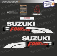 Adesivi motore marino fuoribordo Suzuki 4 cv four stroke 2006 stickers