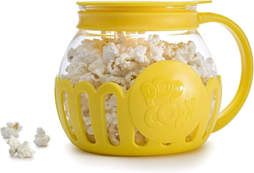 Patented Micro-Pop Microwave Popcorn Popper with Temperature Safe Glass - Picture 5 of 11