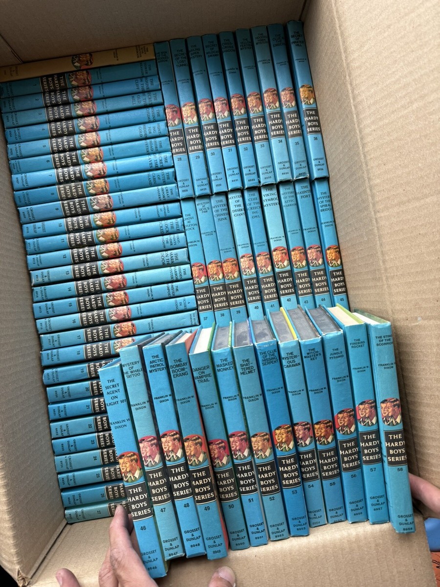 Original Hardy Boys books - Complete set 1-58 hard cover | eBay Original Hardy Boys books - Complete set 1-58 hard cover | eBay