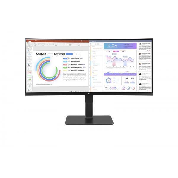 LG 34BQ77QB-B Monitor PC 86,4 cm (34") 3440 x 1440 Pixel UltraWide Quad HD LED N