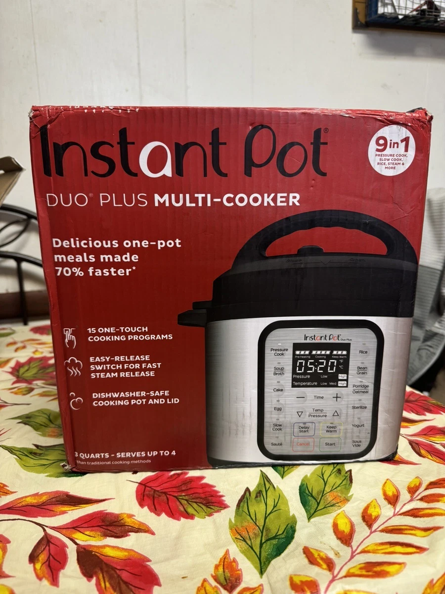  Instant Pot Duo Plus 9-in-1 Electric Pressure Cooker