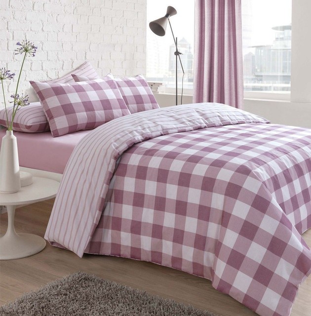 Purple Gingham Bedding Bedding Design Ideas