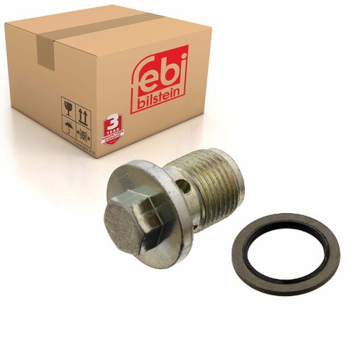 Oil Drain Plug Sump Fits Vauxhall Astra Insignia Vectra Zafira Febi