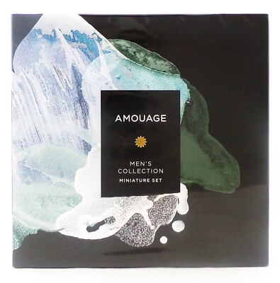 Amouage MEN'S COLLECTION 6 x 0.25 oz. EDP Miniature Set for