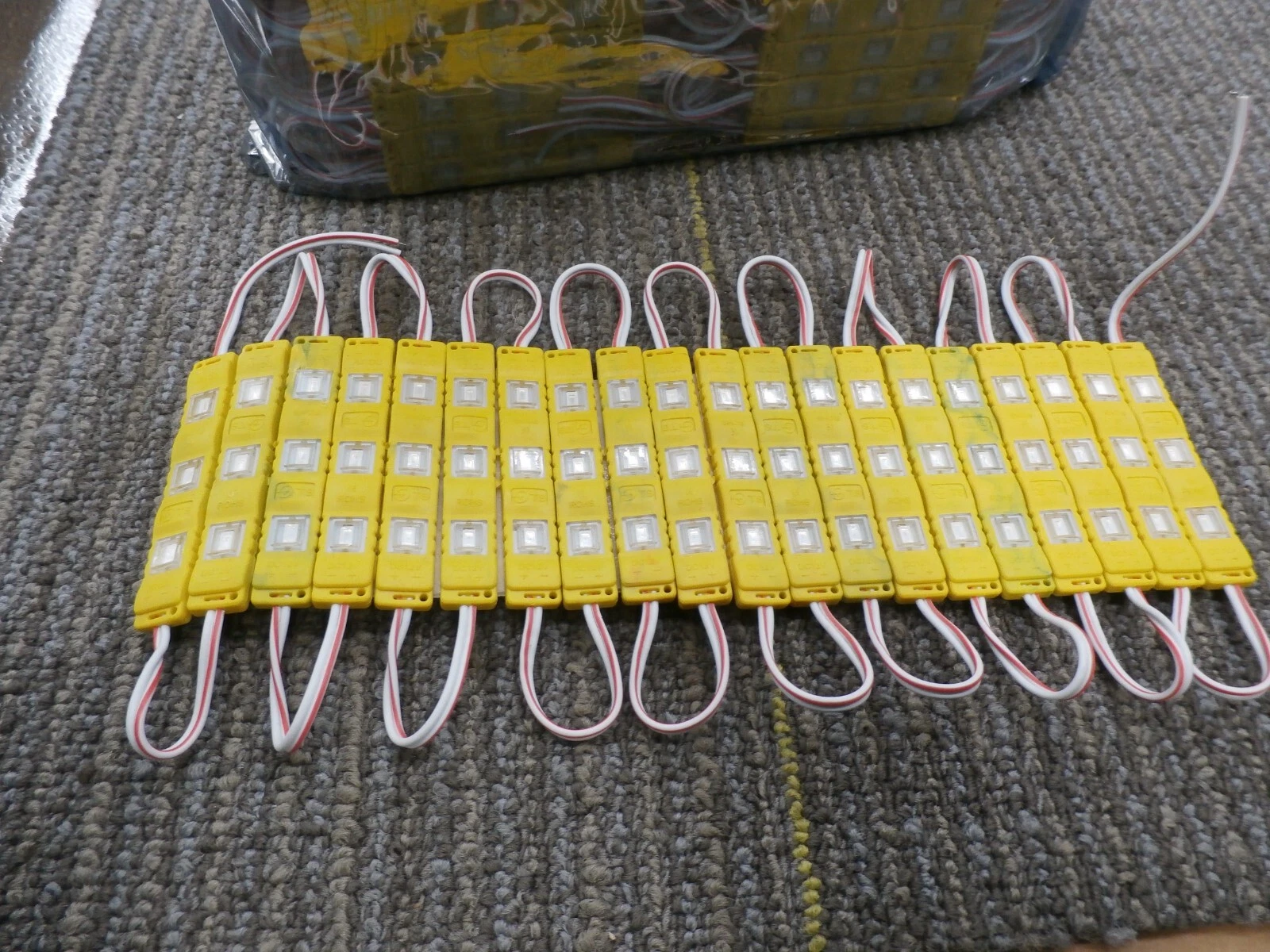 5730 3LED SMD Module Injection Decorative Waterproof LED Strip Light Lamp DC 12V