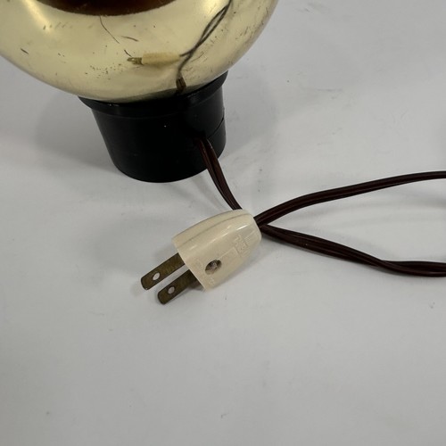 Vintage MCM Gold Ball Lamp Orb Eyeball Magnet Desk Light - Denmark - Løvschall - Picture 13 of 14