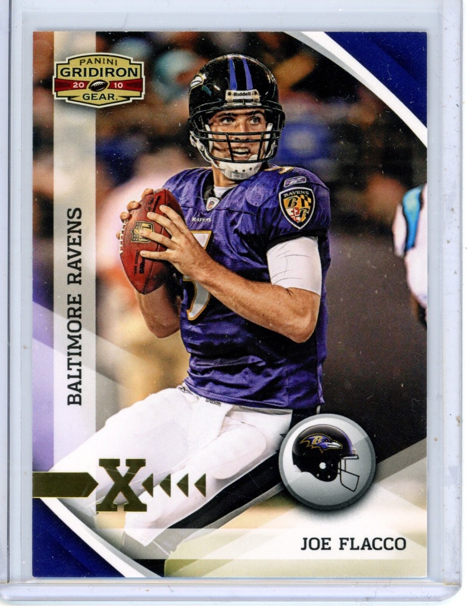 2010 Panini Gridiron Gear Joe Flacco 10 Xs Gold 052/100 Baltimore