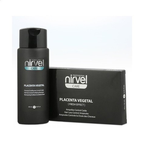 ANTI HAIR LOSS SHOCK TREATMENT SET: VEGETAL PLACENTA SERUM + SHAMPOO - Picture 2 of 2