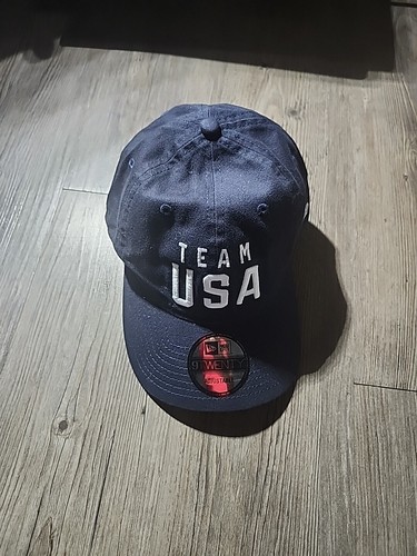 mlb new era 9twenty hat One Size Fits Most Adjustable With Team USA LOGO Blue... - 第 1/5 張圖片