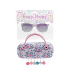 FLOWER UNICORN Dazey Shades tween Fashion Sunglasses with Case girls kids cute