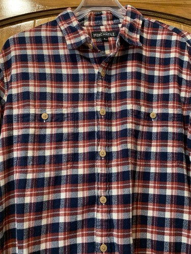 (Lot of 2) J.Crew | L | Plaid Flannel Shirt Red Green Plaid Collared Long Sleeve - Picture 4 of 10