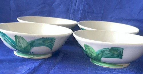 Pair of vintage Hand Painted Rooster Peony Bowls - Bild 9 von 10