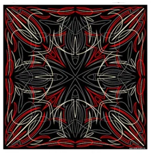 Pinstripe Bandana BIKER BANDANA 
