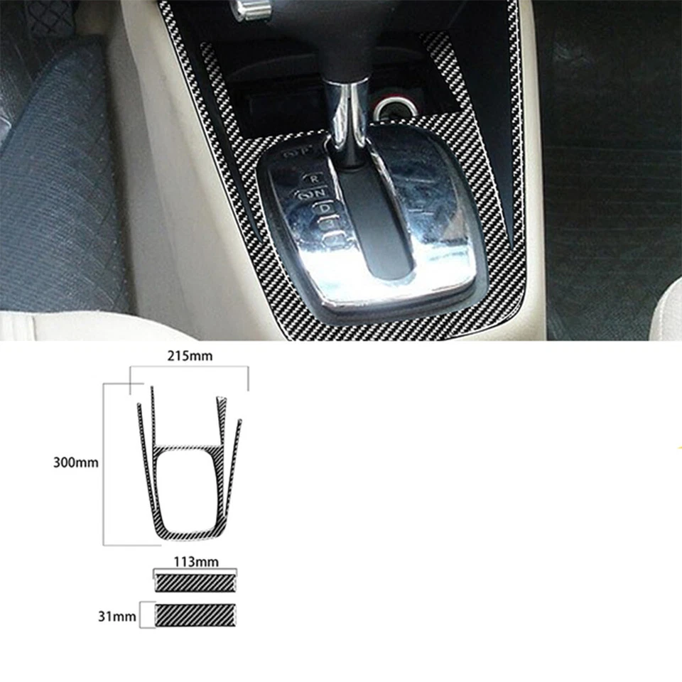 Juego completo de molduras interiores de fibra de carbono de 24 piezas para VW Golf MK4 Jetta R32 GTI 99-04 Foto 4 de 4