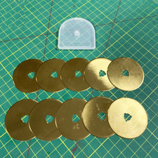 SKS-7 Recubierto de Titanio 10 Paquetes 60Mm Paquete Cuchillas Cortadoras Rotativas Repuesto para...