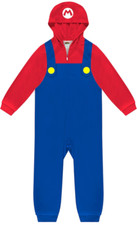 Super Mario Brothers Unisex Size Kids L Mario Costume Halloween Cosplay 1 Piece