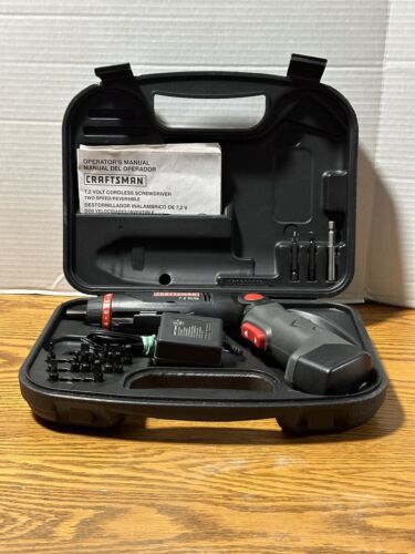 Craftsman 315.117790 Cordless Drill Driver With Case & charger Straight & Angle - Picture 2 of 15