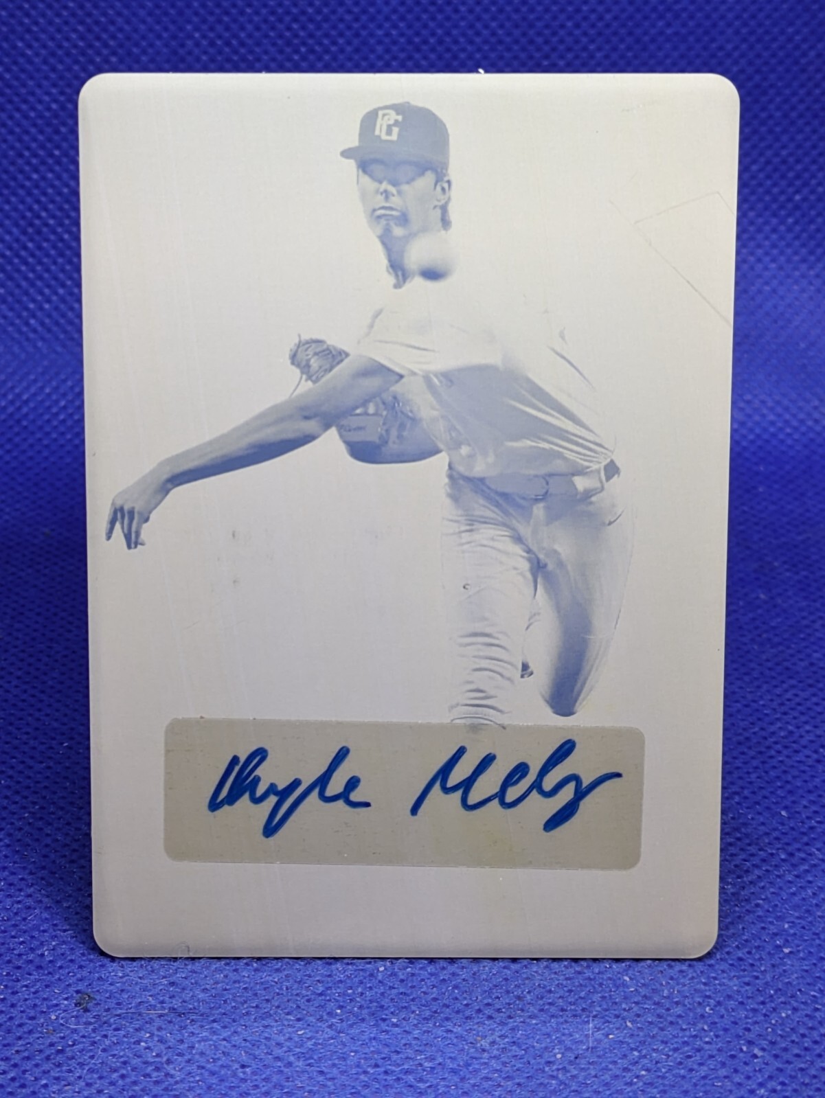 Kyle McCoy 2022 Leaf Perfect Game #BA-KM2 YELLOW PLATE AUTO ***1/1***