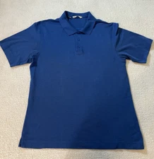 Cutter & Buck Mens XL Blue Short Sleeve Collared Golf Polo Shirt