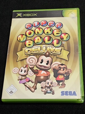 Super Monkey Ball Deluxe (Microsoft Xbox, 2005) OVP 