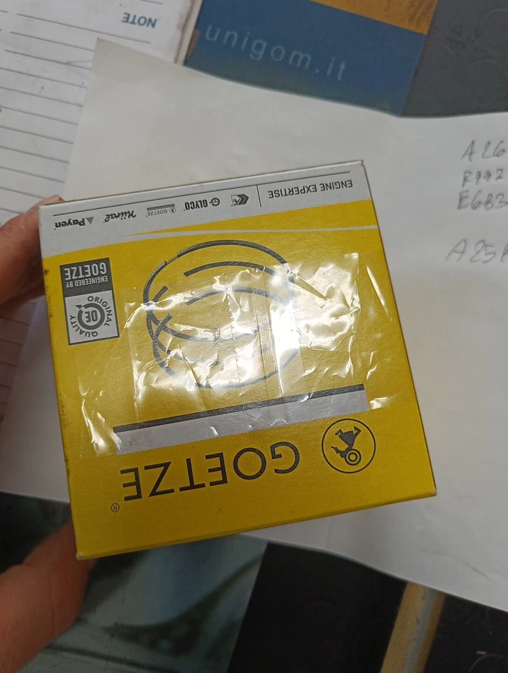 Kit fasce elastiche per 4 pistoni FIAT Panda, y10, uno. motore 1.000 1.100 STD - Immagine 4 di 4