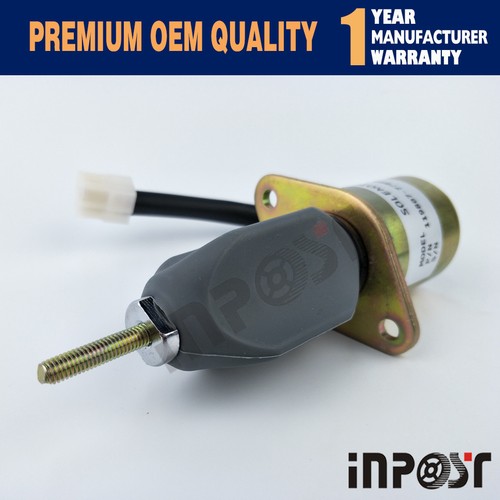 Solenoide de parada de combustible del motor 12V 119807-77800 para Yanmar - Imagen 5 de 5