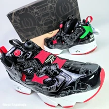 Reebok  US 13 Men's Black/White/Red/Green  Bait Astro Boy Instapump - GY8470 NIB