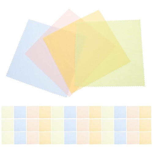 Set of 3 Fine Fiber Glasses Cloth Eyeglass Cleaning Camera Lens Cloths - Afbeelding 10 van 12