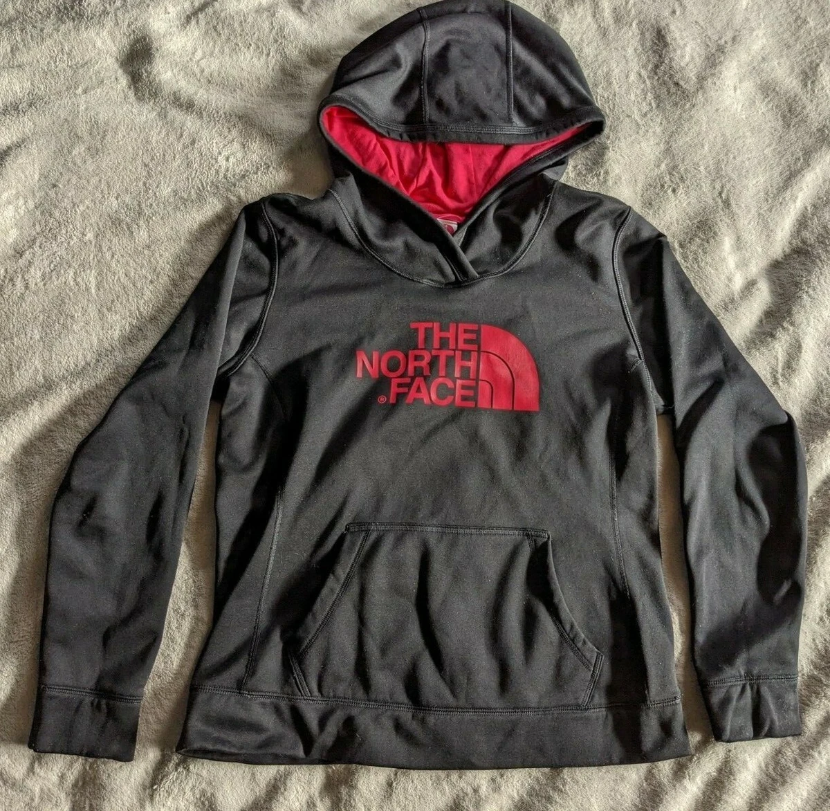 the north face women's red's pullover hoodie