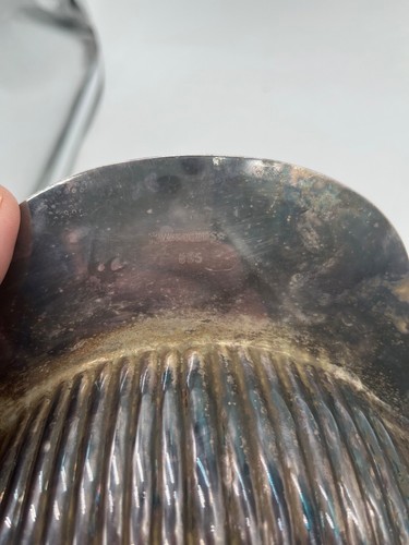 VTG Silver Plate WM Rogers Shell Dish,No marking Shell Dish W Candle holder - Picture 14 of 14