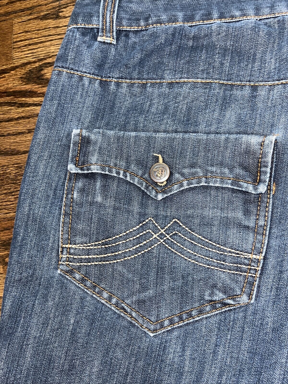Attitude Mens Blue Brooklyn Fit Straight Leg Jeans Denim 39 X 29 - View 11