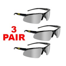 DEWALT Radius DPG51-6D Silver Lens Safety Glasses 3 PAIR